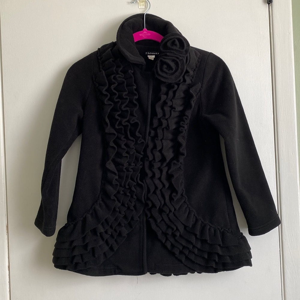 Kate Mack girls’ size 10 black coat
